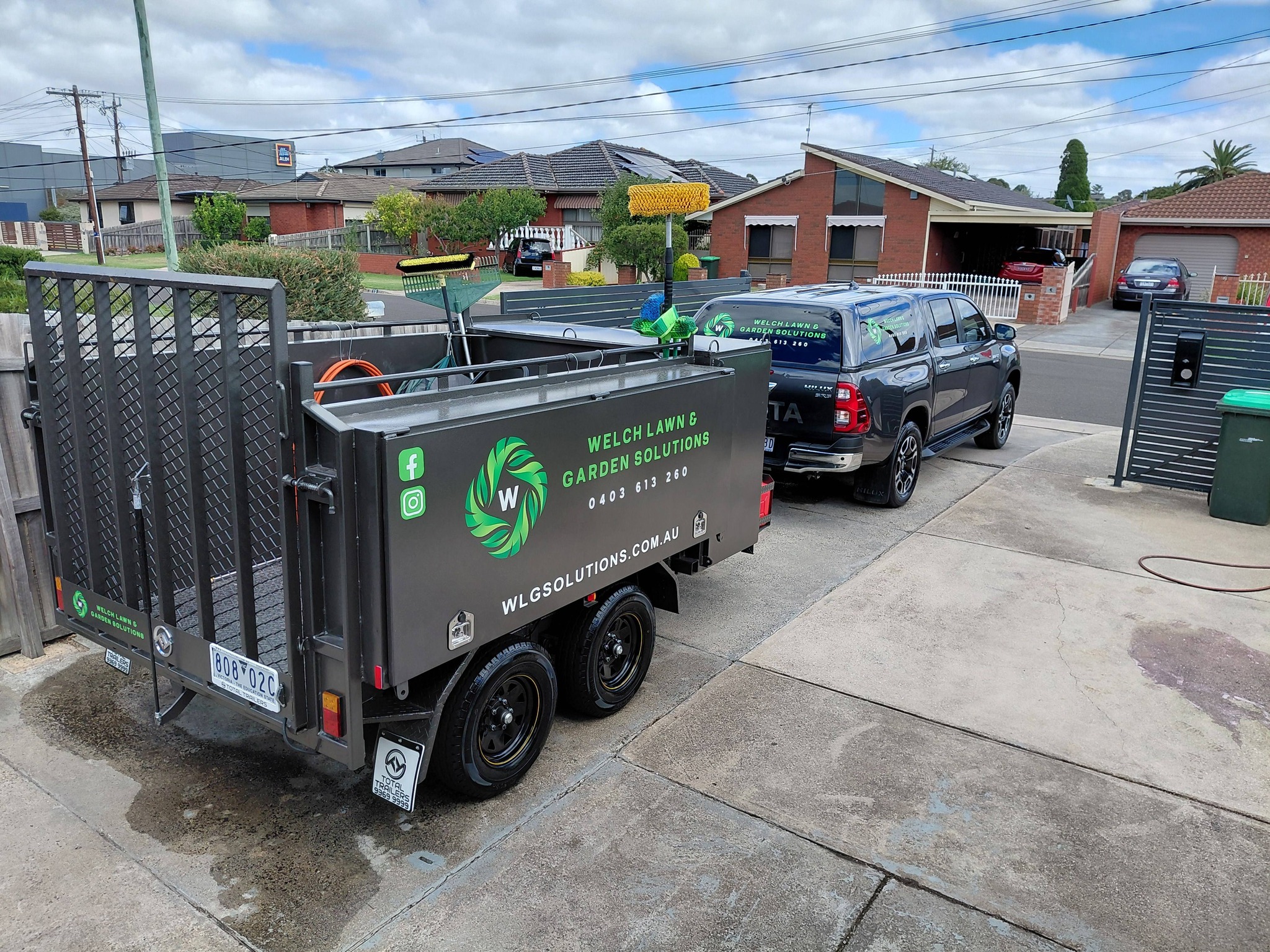Welch Lawn & Garden Solutions vehicle - Geelong